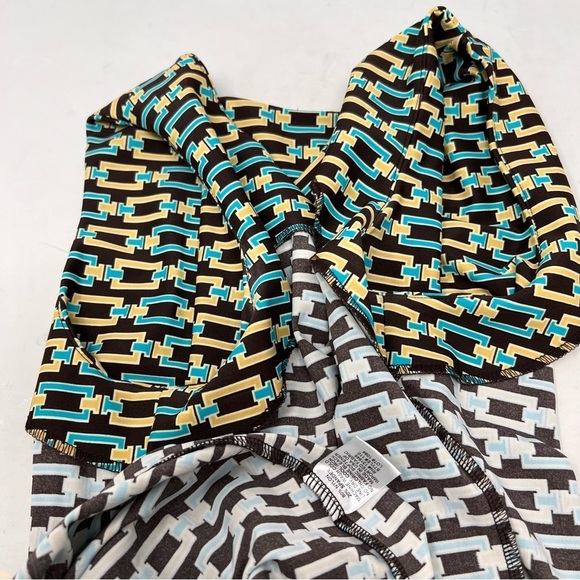 Jude Connally Beth Linked Chain Sleeveless Sheath Dress L Multicolor Flattering - Picture 10 of 13